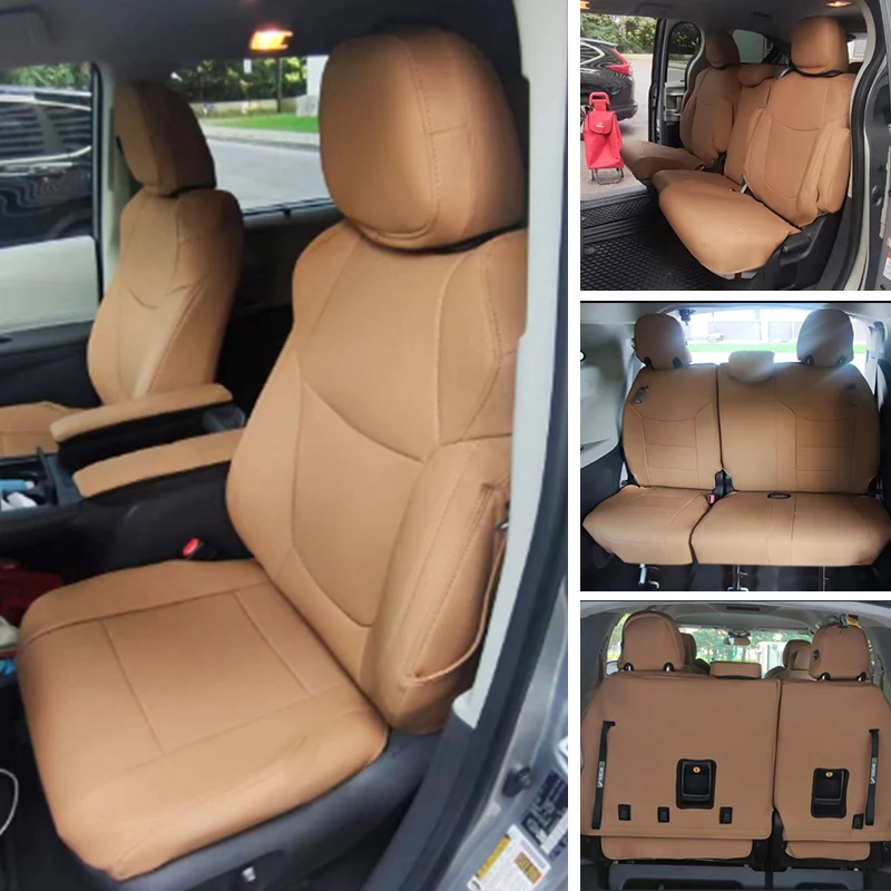 Custom Fit Car Accessories Seat Covers 7 8 Seats Full Set Premium Artificial Leather for 2011-2025 TOYOTA sienna
Custom Fit Car Accessories Seat Covers 7 8 Seats Full Set Premium Artificial Leather for 2011-2025 TOYOTA sienna