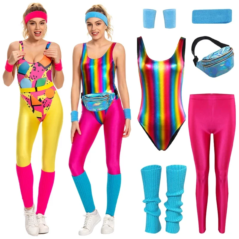 ⭕️⭐️⭕️6Pcs/Set Women 80s 90s Legging Cosplay Costume Sportwear Headband Set Halloween Carnival Suit Disguise Ladies Women ⭐️⭕️⭐️
⭕️⭐️⭕️6Pcs/Set Women 80s 90s Legging Cosplay Costume Sportwear Headband Set Halloween Carnival Suit Disguise Ladies Women ⭐️⭕️⭐️