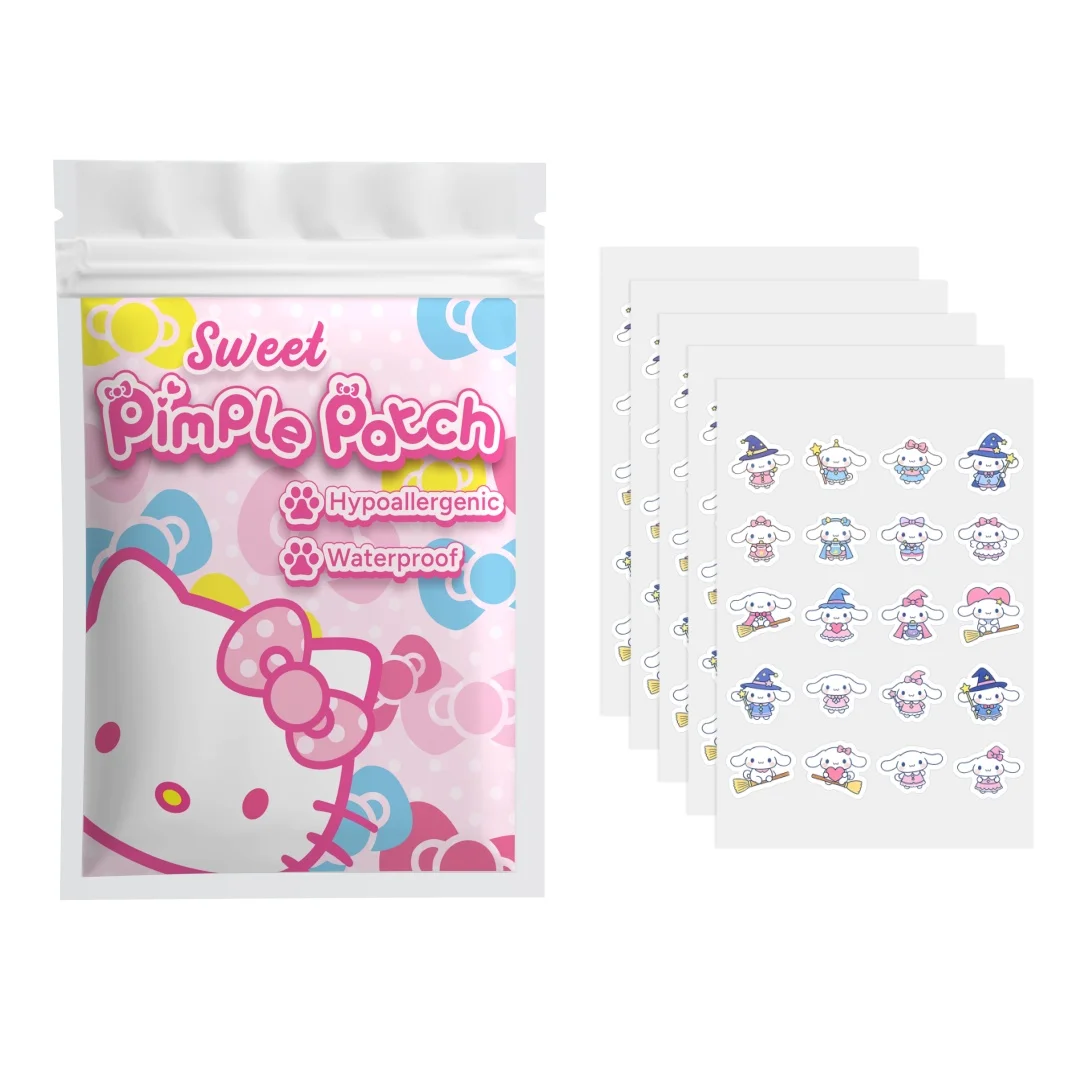 100PCS hello kitty Acne patches, facial acne patches, hydrogel acne removal patches, concealer
100PCS hello kitty Acne patches, facial acne patches, hydrogel acne removal patches, concealer