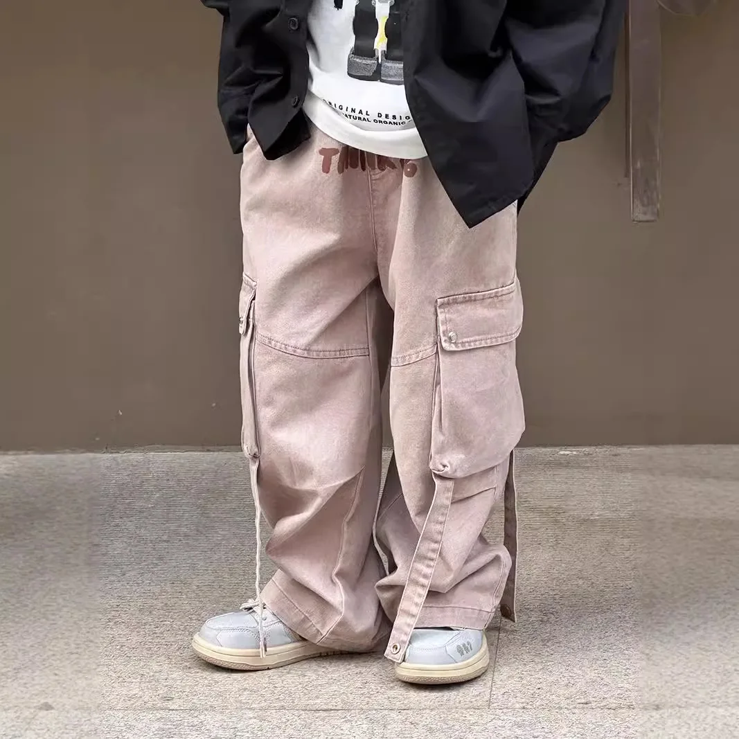 Childrens Overalls Autumn Korean Childrens Solid Color Cotton Pants 2024 New Model Loose Casual Pants American Pants
Childrens Overalls Autumn Korean Childrens Solid Color Cotton Pants 2024 New Model Loose Casual Pants American Pants