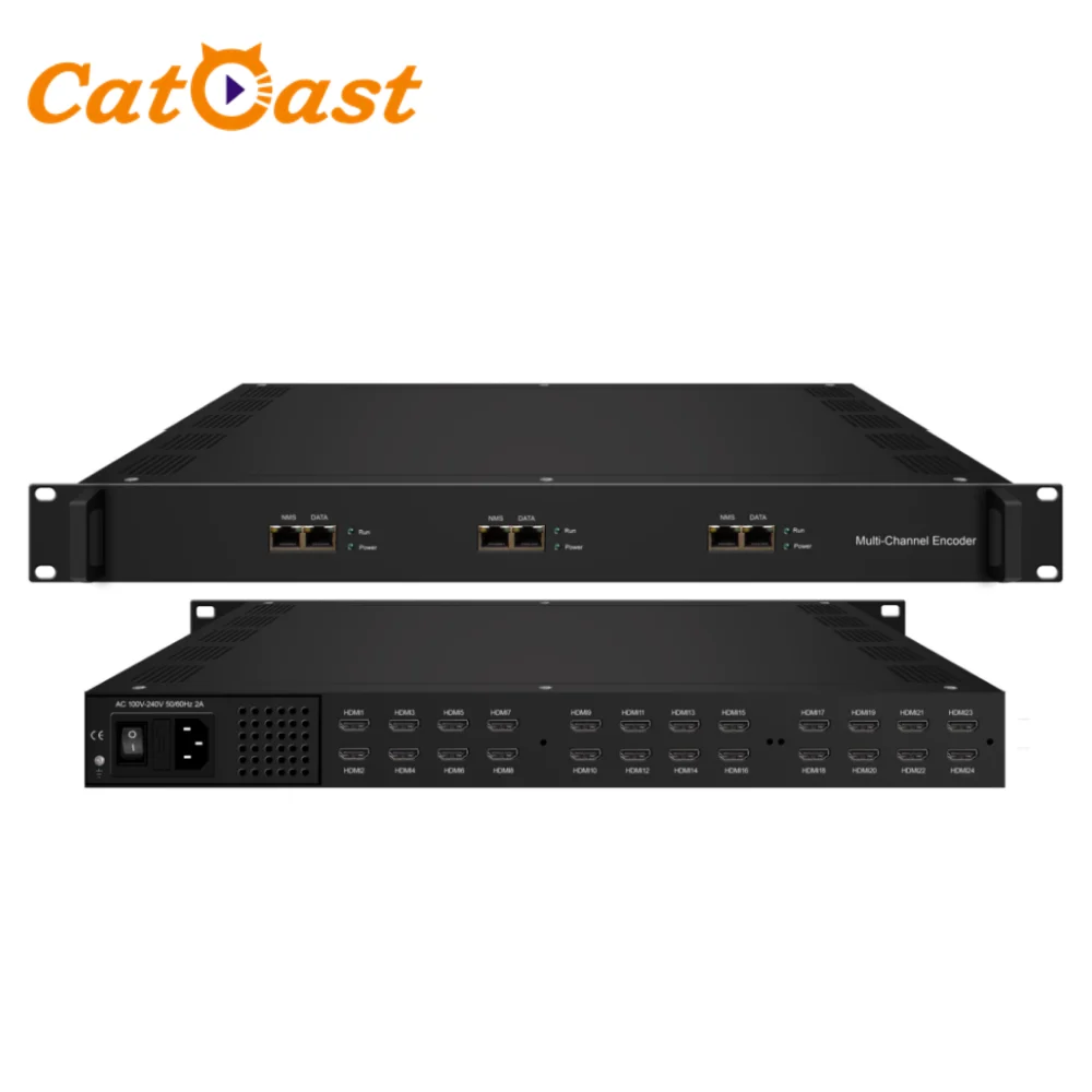 Multiple HD MI inputs to IP Broadcasting MPEG-4 24 HD MI to SRT RTMP HTTP HLS IP protocol Encoder
Multiple HD MI inputs to IP Broadcasting MPEG-4 24 HD MI to SRT RTMP HTTP HLS IP protocol Encoder