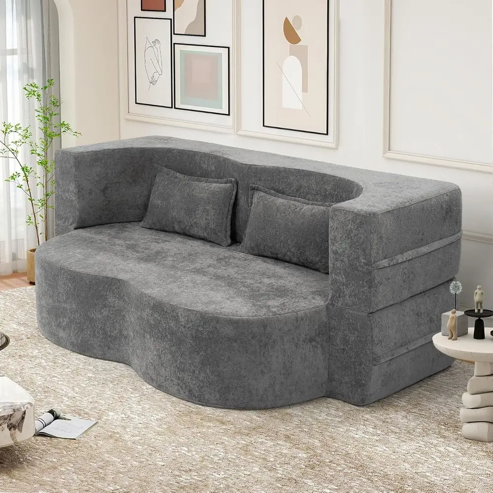 78" Convertible Soa Bed with Pillows Queen Sleeper Soa,oam olding MattrSleeper ern Teddy abric loor Cushion and uton Chaise Loun
78" Convertible Soa Bed with Pillows Queen Sleeper Soa,oam olding MattrSleeper ern Teddy abric loor Cushion and uton Chaise Loun