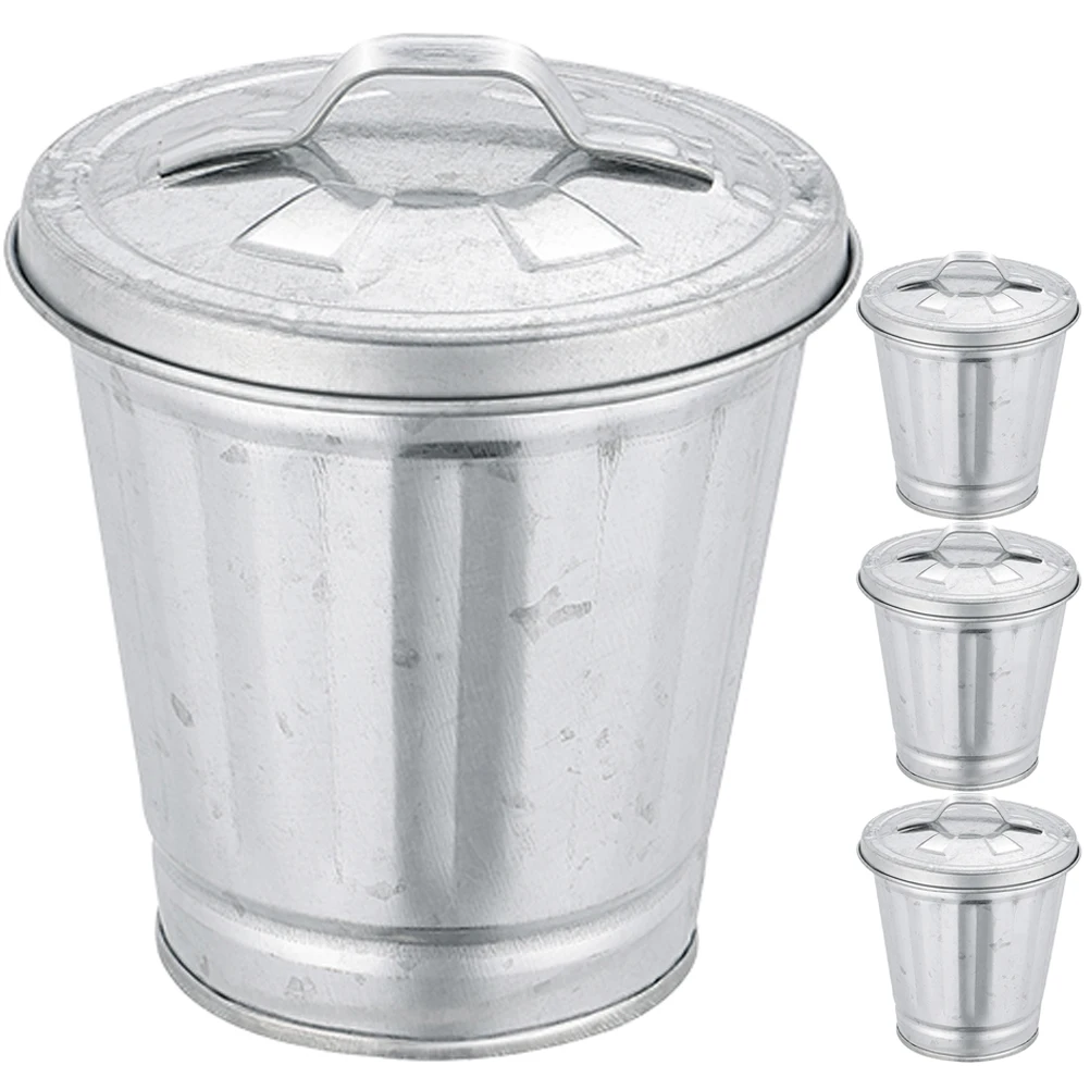 4pcs Trash Can Desktop Storage Jar Flower Pot Pen Holder Litter Trash Can Iron Material Thick Kitchen Bedroom Bathroom
4pcs Trash Can Desktop Storage Jar Flower Pot Pen Holder Litter Trash Can Iron Material Thick Kitchen Bedroom Bathroom