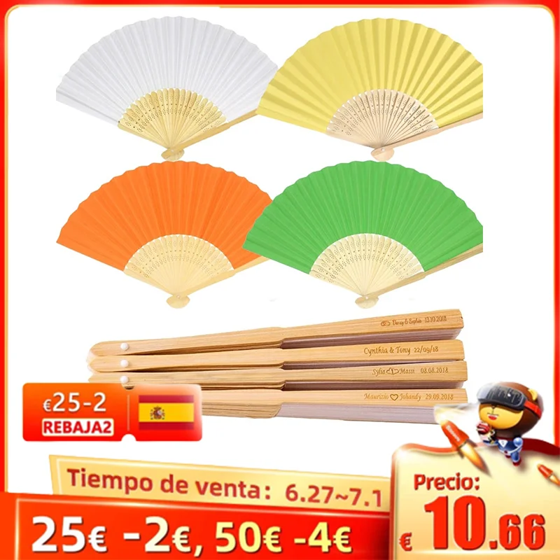 50Pcs Personalized Folding Paper Hand Fan Fold Vintage Paper Fans Wedding Party Favors Baby Shower Gift Wedding decoration fan
50Pcs Personalized Folding Paper Hand Fan Fold Vintage Paper Fans Wedding Party Favors Baby Shower Gift Wedding decoration fan