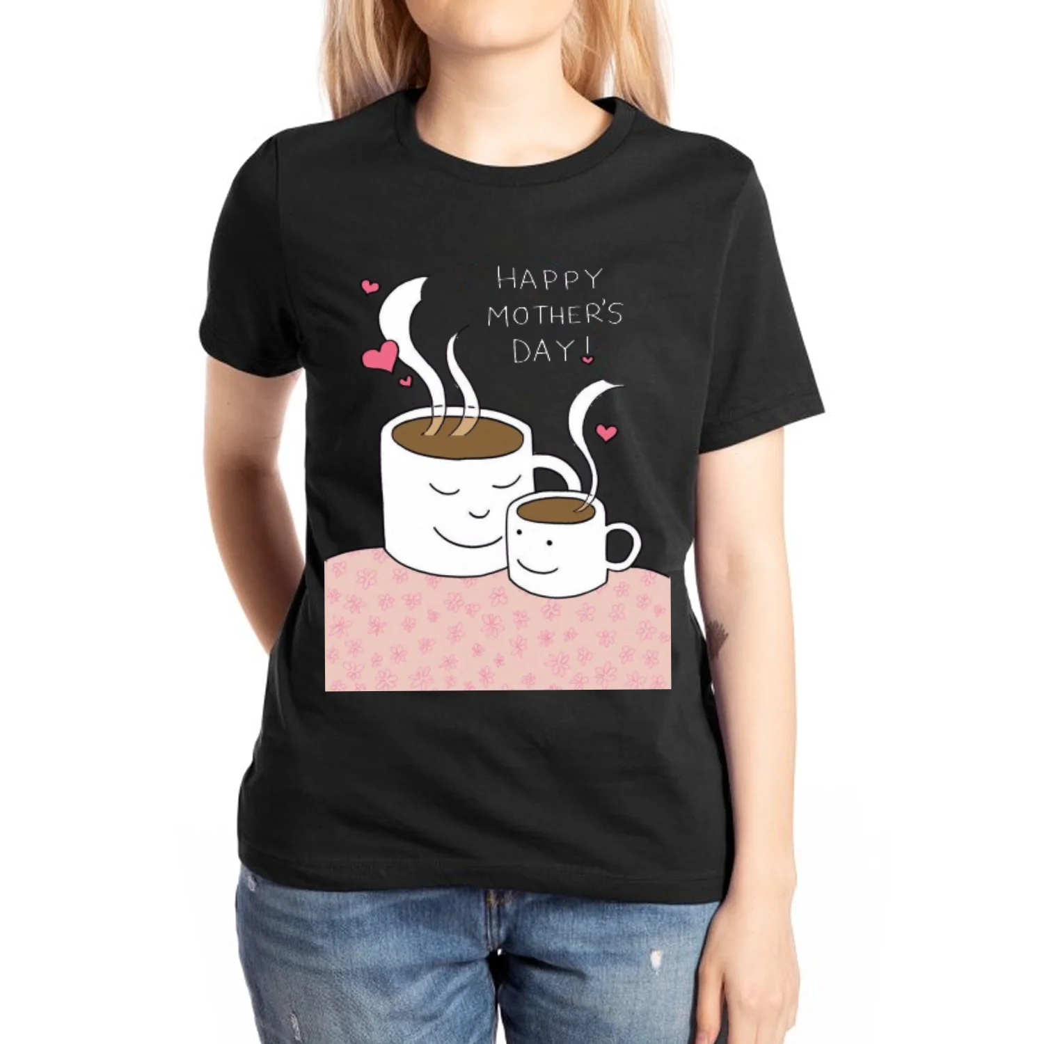 Simple Coffee Pattern Women's Face Printing tees Cotton Women T-Shirts Casual Soft Short Sleeve Tops Loose Comfortable Clothes
Simple Coffee Pattern Women's Face Printing tees Cotton Women T-Shirts Casual Soft Short Sleeve Tops Loose Comfortable Clothes