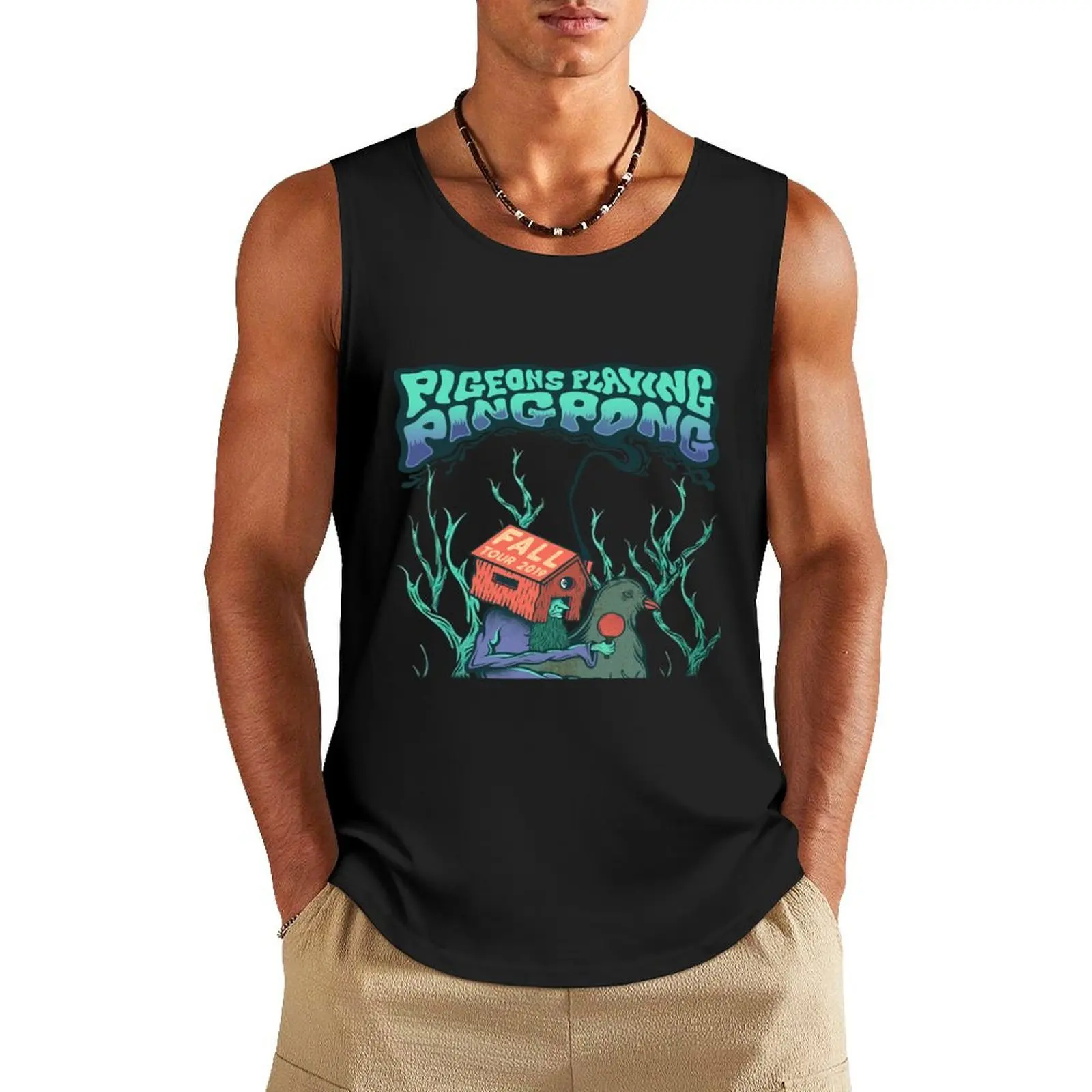 Pigeons Playing Pingpong Fall Tour Oct - Nov 2019 T Shirt Tank Top Men's vest Men's gym t-shirts singlet for men
Pigeons Playing Pingpong Fall Tour Oct - Nov 2019 T Shirt Tank Top Men's vest Men's gym t-shirts singlet for men