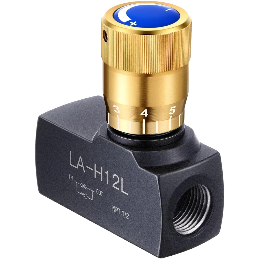 Hydraulic Flow Control Valve with Manual Adjustment NPT Thread Sizes 1/4 3/8 1/2 3/4 Inch for High Pressure Use
Hydraulic Flow Control Valve with Manual Adjustment NPT Thread Sizes 1/4 3/8 1/2 3/4 Inch for High Pressure Use