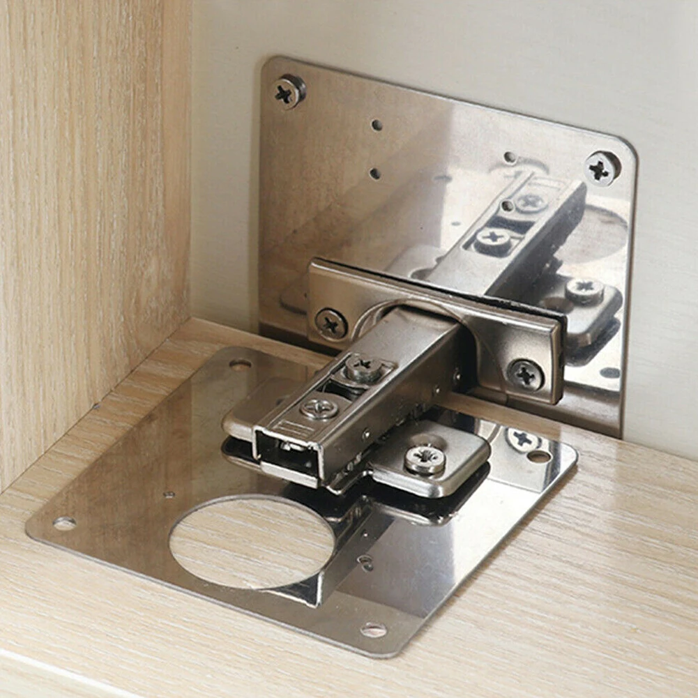 Brand New Hinge Repair Plate Cabinet Tool 90*90mm/3.5*3.5in Drawer For Door Silver Stainless Steel 1/2/4/10 Pcs
Brand New Hinge Repair Plate Cabinet Tool 90*90mm/3.5*3.5in Drawer For Door Silver Stainless Steel 1/2/4/10 Pcs