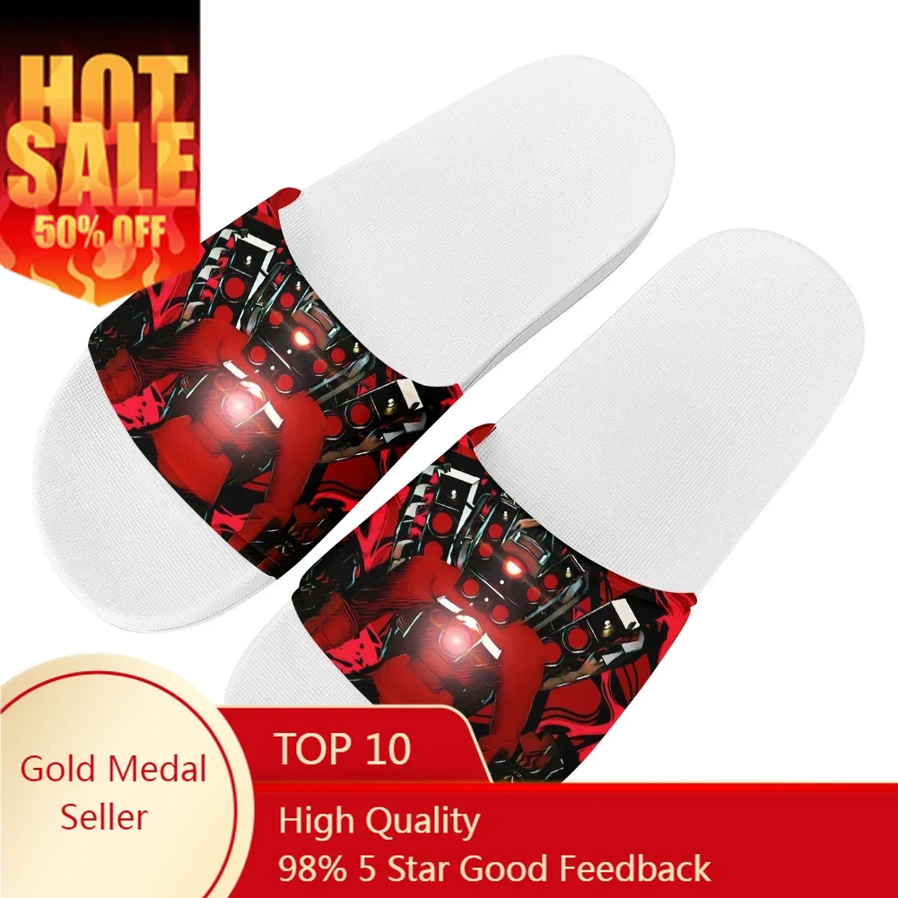 Titan Speakerman Skibidi Toilet Slippers Home Water Shoes Men Women Teenagers Children Beach Pool Sandals Custom Summer Slipper
Titan Speakerman Skibidi Toilet Slippers Home Water Shoes Men Women Teenagers Children Beach Pool Sandals Custom Summer Slipper