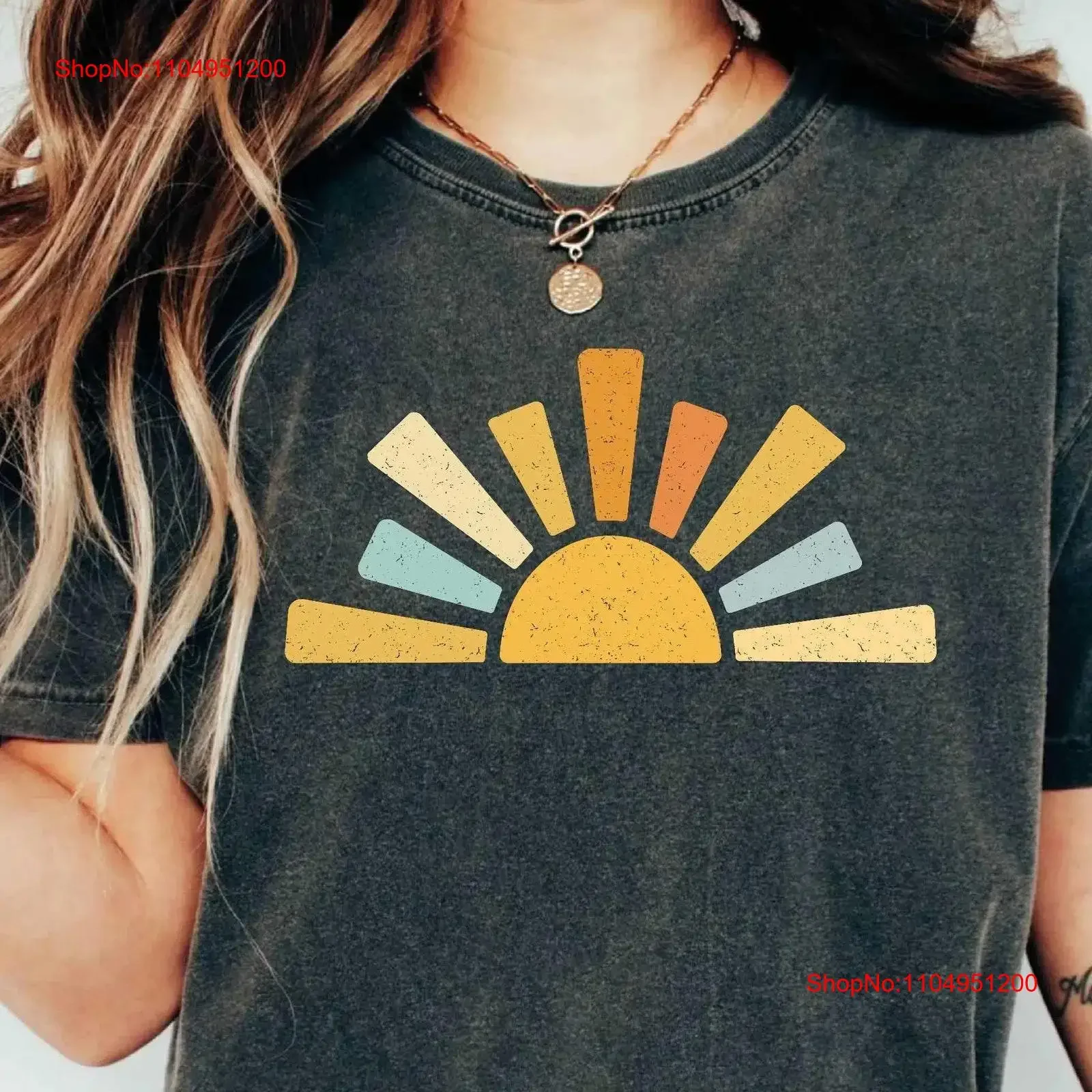 Sunshine Pattern T Shirt Sun Women Girl Summer Vacay Girls Trip Beach Vacation Beachy Vibes vintage Washed streetwear
Sunshine Pattern T Shirt Sun Women Girl Summer Vacay Girls Trip Beach Vacation Beachy Vibes vintage Washed streetwear