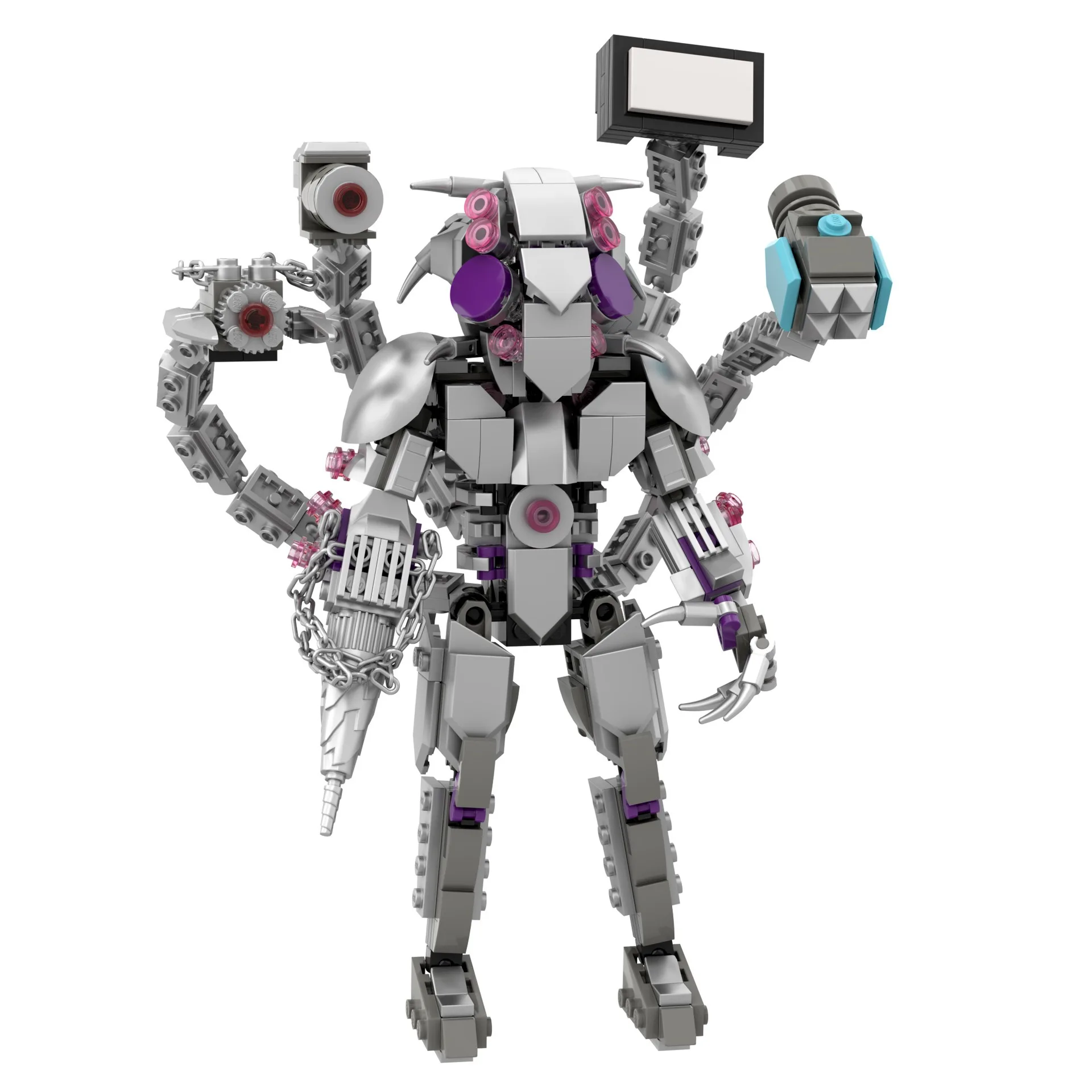 Игрушка MOC Skibidi титановая пещера, набор монстров, динамик камеры для ученых, детские подарки на день рождения
Игрушка MOC Skibidi титановая пещера, набор монстров, динамик камеры для ученых, детские подарки на день рождения