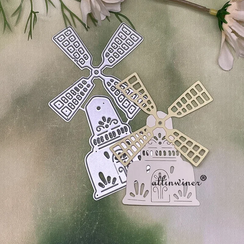 Металлические вырубные шаблоны для скрапбукинга: Замок, ветряная мельница, дом. Декоративные трафареты для тиснения и рукоделия.
Металлические вырубные шаблоны для скрапбукинга: Замок, ветряная мельница, дом. Декоративные трафареты для тиснения и рукоделия.