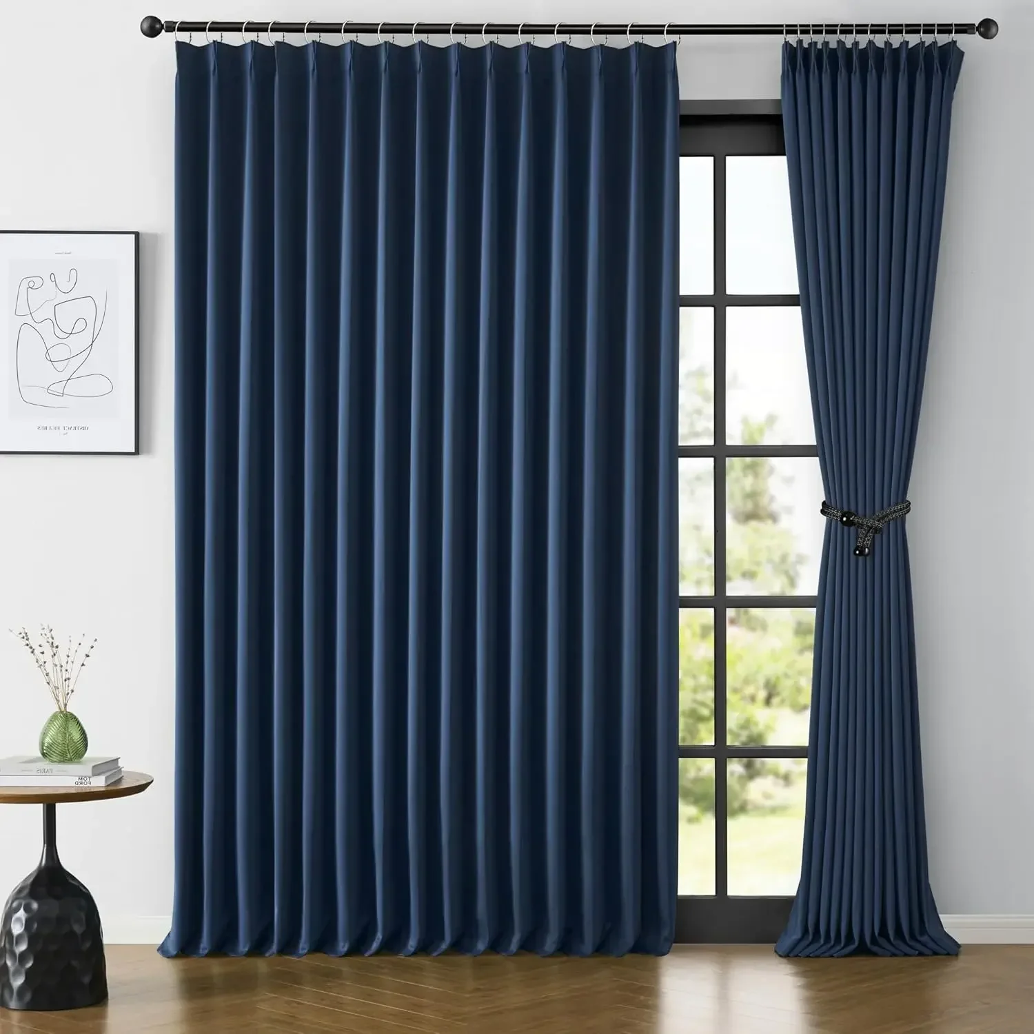 Extra Width Patio Sliding Door Curtains 84 Inch Long 2 Panels, 100 x 84 Vertical Blinds for Dining Room with Pinch Pleat Room
Extra Width Patio Sliding Door Curtains 84 Inch Long 2 Panels, 100 x 84 Vertical Blinds for Dining Room with Pinch Pleat Room