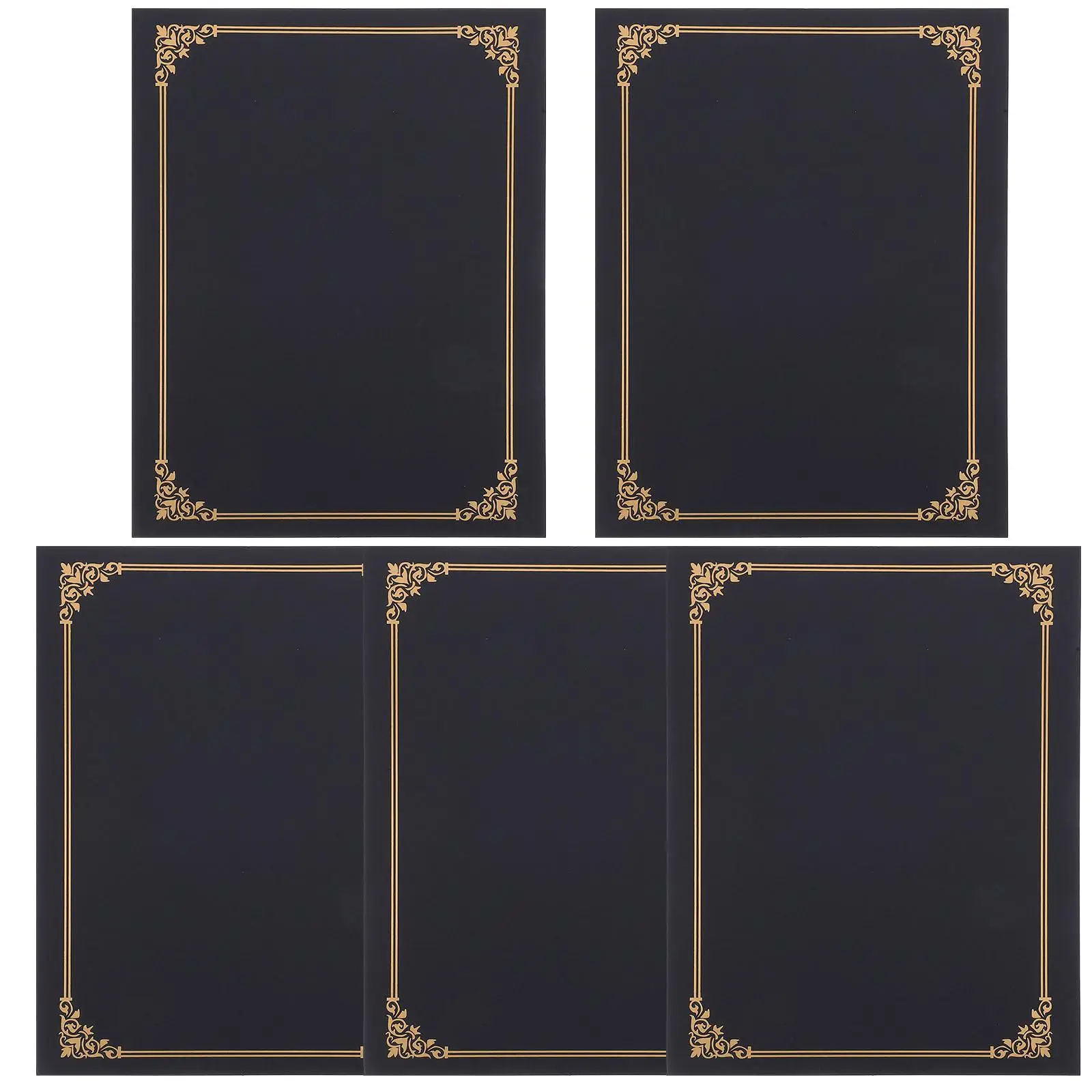 10PCS Folders Elegant Foil Border Protective Covers Graduation Diploma Frames Document Organizers Certificate Holders
10PCS Folders Elegant Foil Border Protective Covers Graduation Diploma Frames Document Organizers Certificate Holders