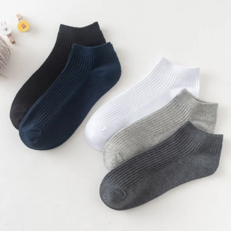 5 Pairs Men‘s No Show Socks Breathable Double Needle Ribbed Solid Color Cotton Boat Socks Low Cut EU 39-44 US 6-12
5 Pairs Men‘s No Show Socks Breathable Double Needle Ribbed Solid Color Cotton Boat Socks Low Cut EU 39-44 US 6-12