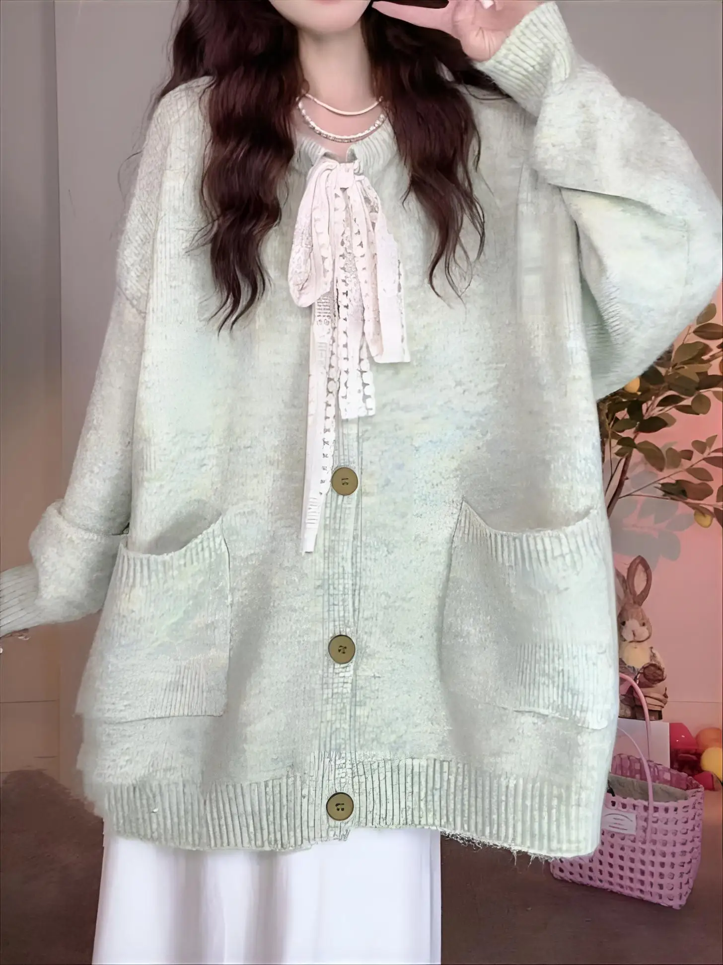 Женские вязаные кардиганы средней длины в стиле преппи с ребристыми манжетами, на шнуровке, многоцветные, для отдыха, с эффектом многослойности, из нежной ребристой ткани
Женские вязаные кардиганы средней длины в стиле преппи с ребристыми манжетами, на шнуровке, многоцветные, для отдыха, с эффектом многослойности, из нежной ребристой ткани