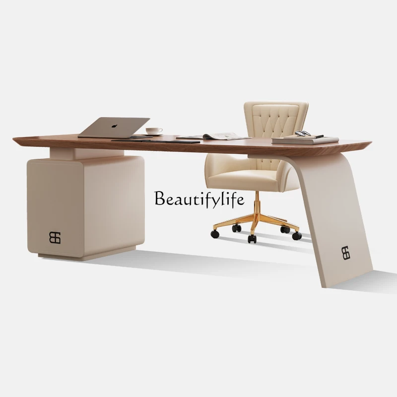 Solid wood light luxury modern medieval style desk household cream style high-end study computer desk
Solid wood light luxury modern medieval style desk household cream style high-end study computer desk