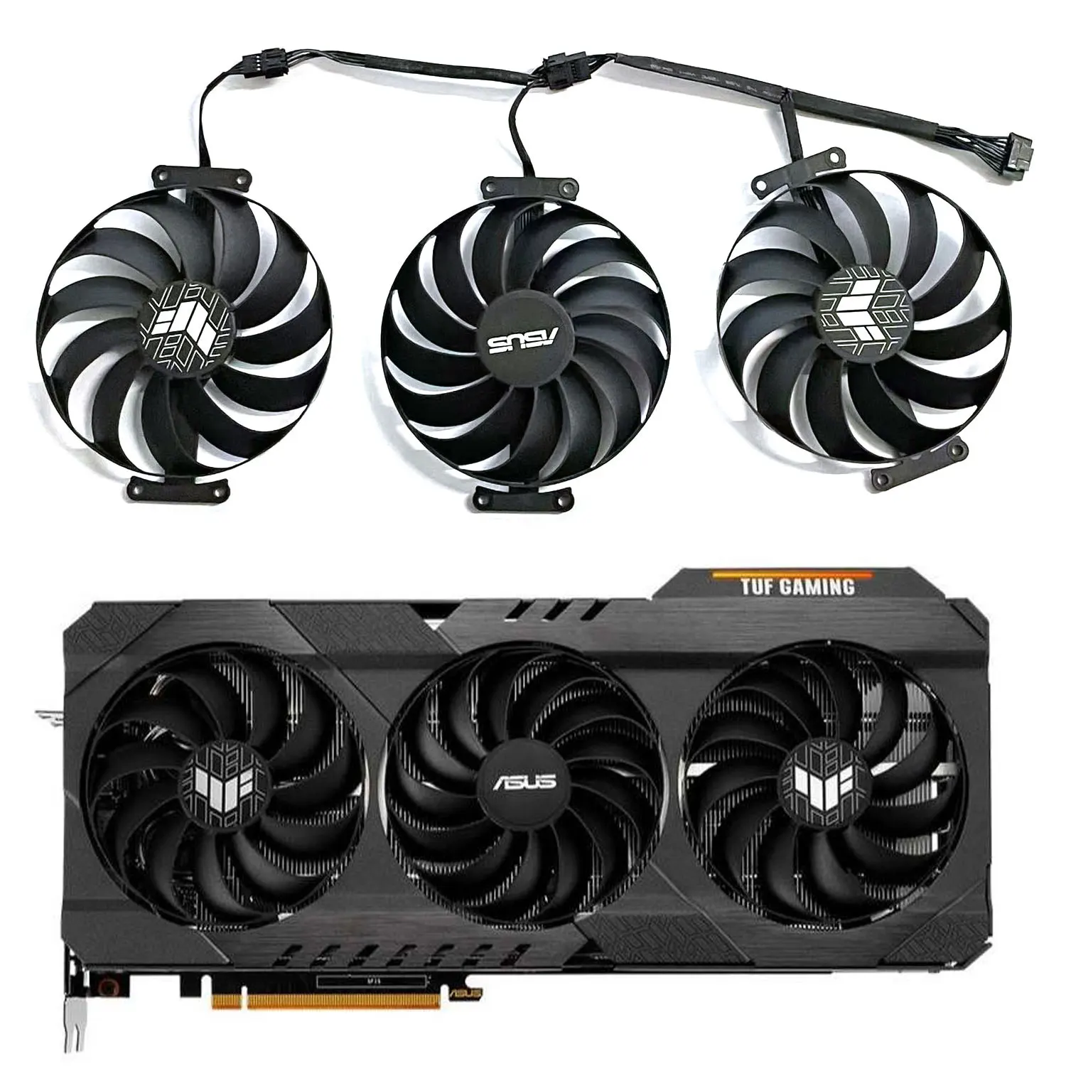 95MM 7PIN T129215SU CF1010U12S RX6900 XT GPU fan for ASUS TUF Gaming Radeon RX 6700 6800 6900 XT OC version replacement fan
95MM 7PIN T129215SU CF1010U12S RX6900 XT GPU fan for ASUS TUF Gaming Radeon RX 6700 6800 6900 XT OC version replacement fan