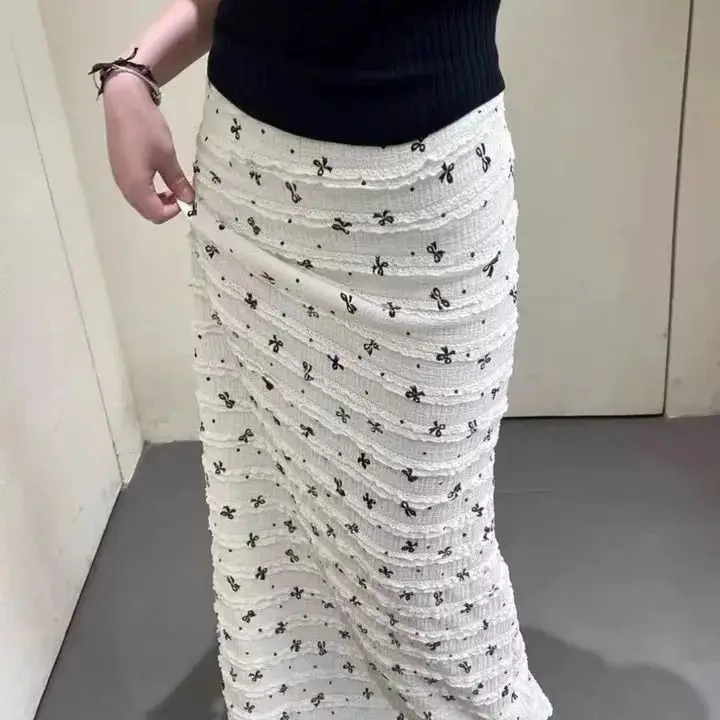 Korean Style Knot Print Lace Floral Fish Tail Half Skirt Women Summer Pure Desire Long Skirt Wrap around Skirt
Korean Style Knot Print Lace Floral Fish Tail Half Skirt Women Summer Pure Desire Long Skirt Wrap around Skirt