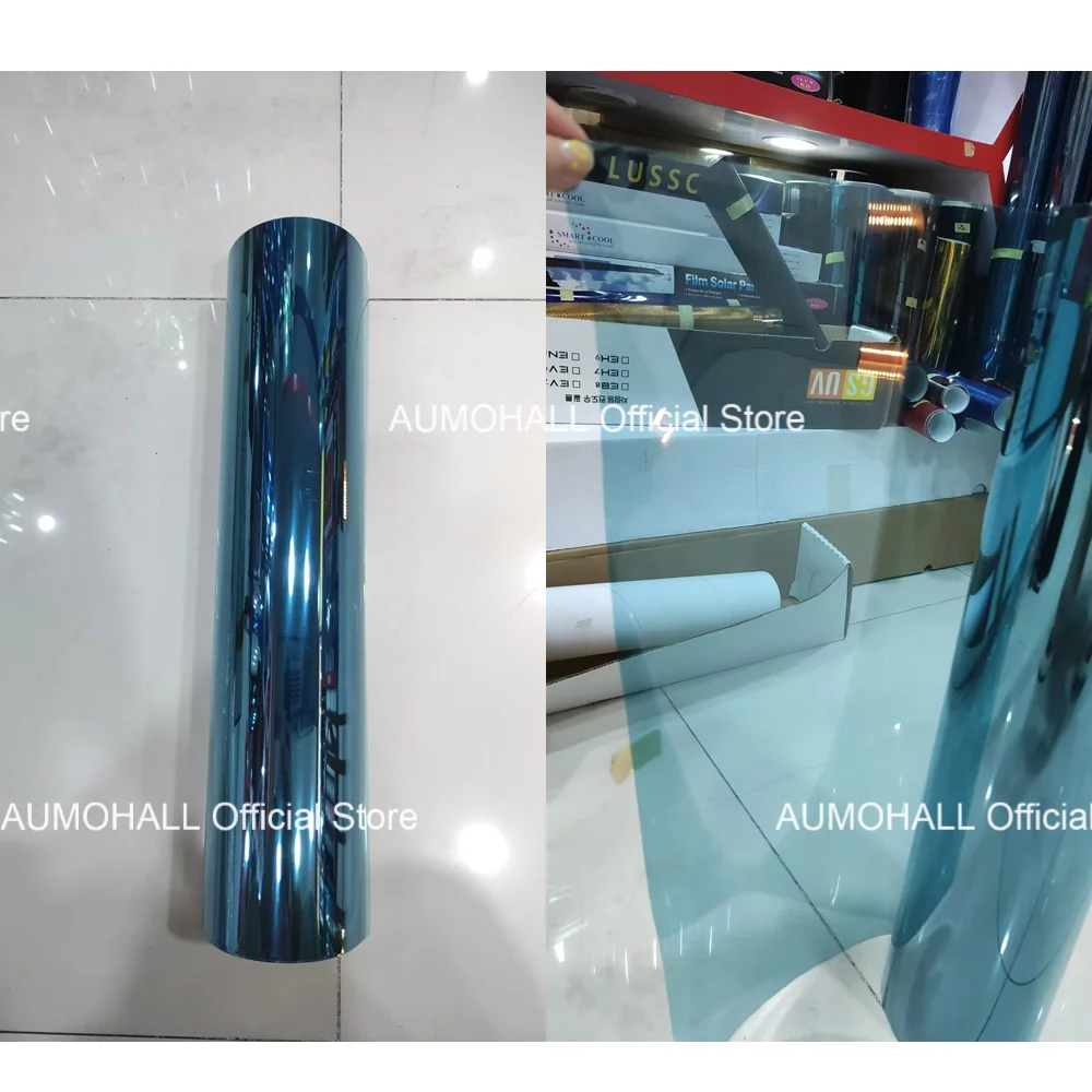 1.52M x 30M VLT 68% Blue Car Window Tints for Glass Windshield, PET Tinting Film Sticker UV Block Solar Foils Roll
1.52M x 30M VLT 68% Blue Car Window Tints for Glass Windshield, PET Tinting Film Sticker UV Block Solar Foils Roll