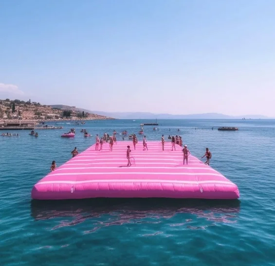 Colorful Inflatable Water Park with Multiple Slides, Pools, and Water Attractions for Kids
Colorful Inflatable Water Park with Multiple Slides, Pools, and Water Attractions for Kids