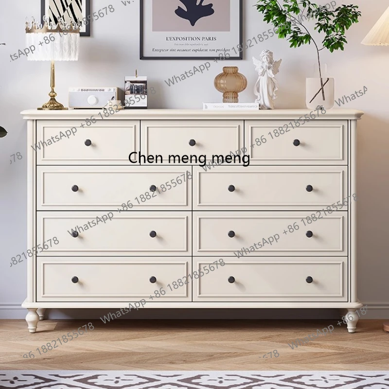 Белый комод в американском стиле с девятью ящиками, прикроватная тумбочка для спальни, органайзер для гостиной, шкаф в кремовом стиле
Белый комод в американском стиле с девятью ящиками, прикроватная тумбочка для спальни, органайзер для гостиной, шкаф в кремовом стиле