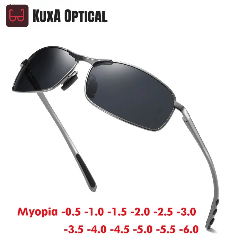 KUXA Поляризованные солнцезащитные очки для близорукости Квадратные алюминиево-магниевые очки по рецепту Мужчины Женщины Оптика Вождение от -0,50 до -6,0
KUXA Поляризованные солнцезащитные очки для близорукости Квадратные алюминиево-магниевые очки по рецепту Мужчины Женщины Оптика Вождение от -0,50 до -6,0