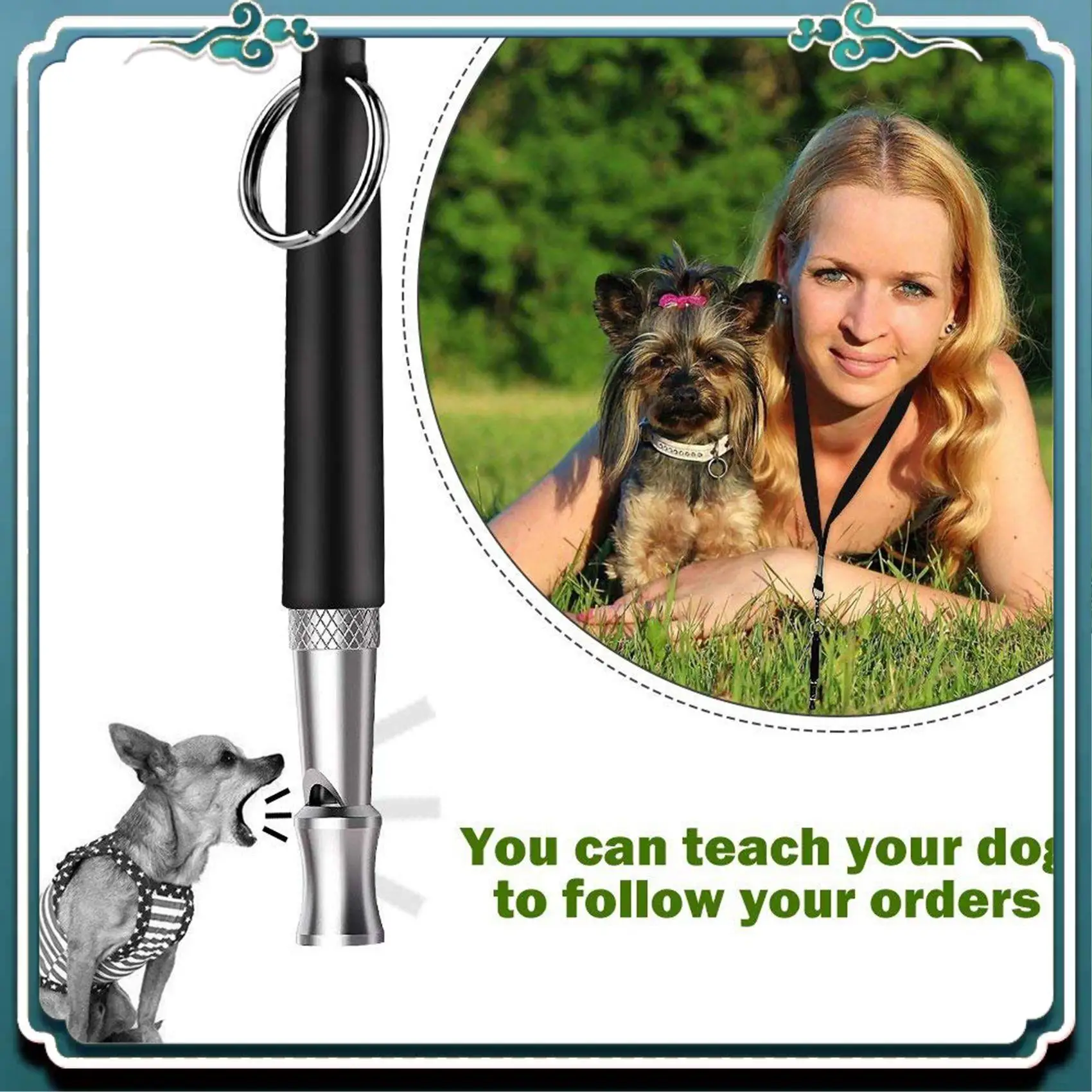 A65G-2X Dog Whistle, Professional Dog Training Whistle To Stop Barking Adjustable Frequency Ultrasonic Sound Training Tool
A65G-2X Dog Whistle, Professional Dog Training Whistle To Stop Barking Adjustable Frequency Ultrasonic Sound Training Tool