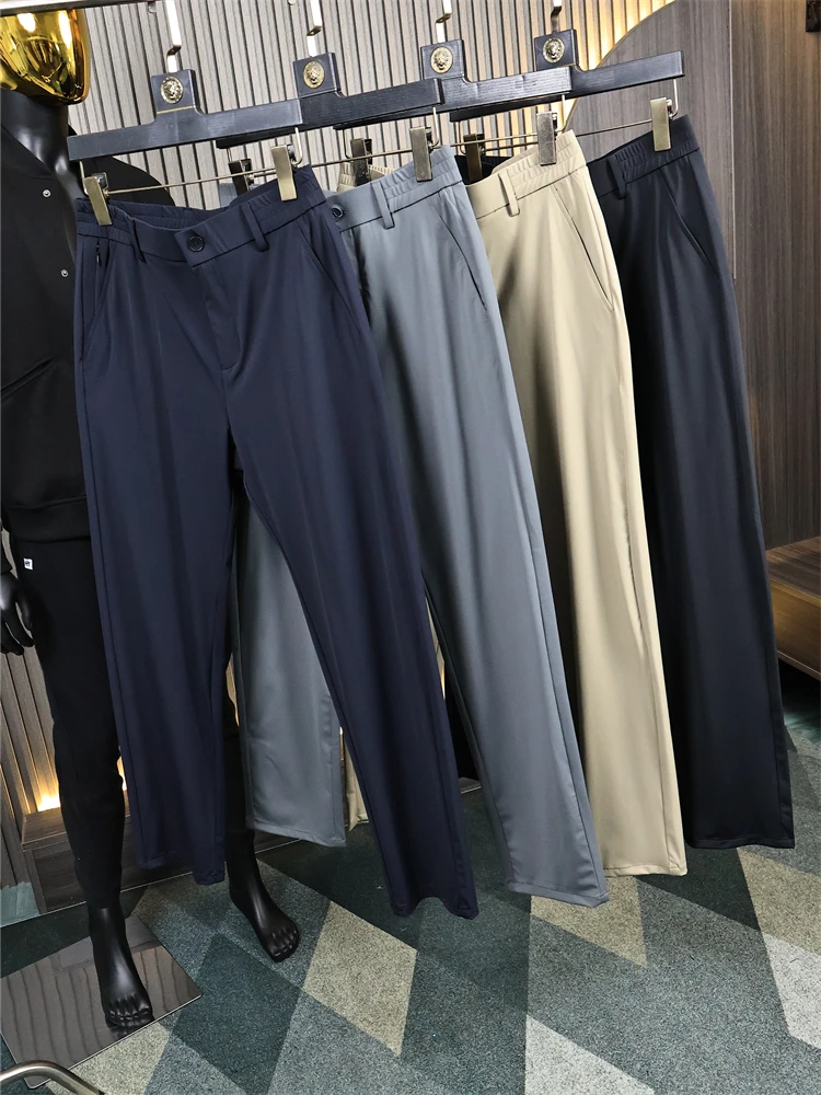 360 Elastic Men's Casual Pants Spring Summer Pure Color Straight Leg Anti-Spla Waterproof Faion Urban Sle Daily Wear
360 Elastic Men's Casual Pants Spring Summer Pure Color Straight Leg Anti-Spla Waterproof Faion Urban Sle Daily Wear