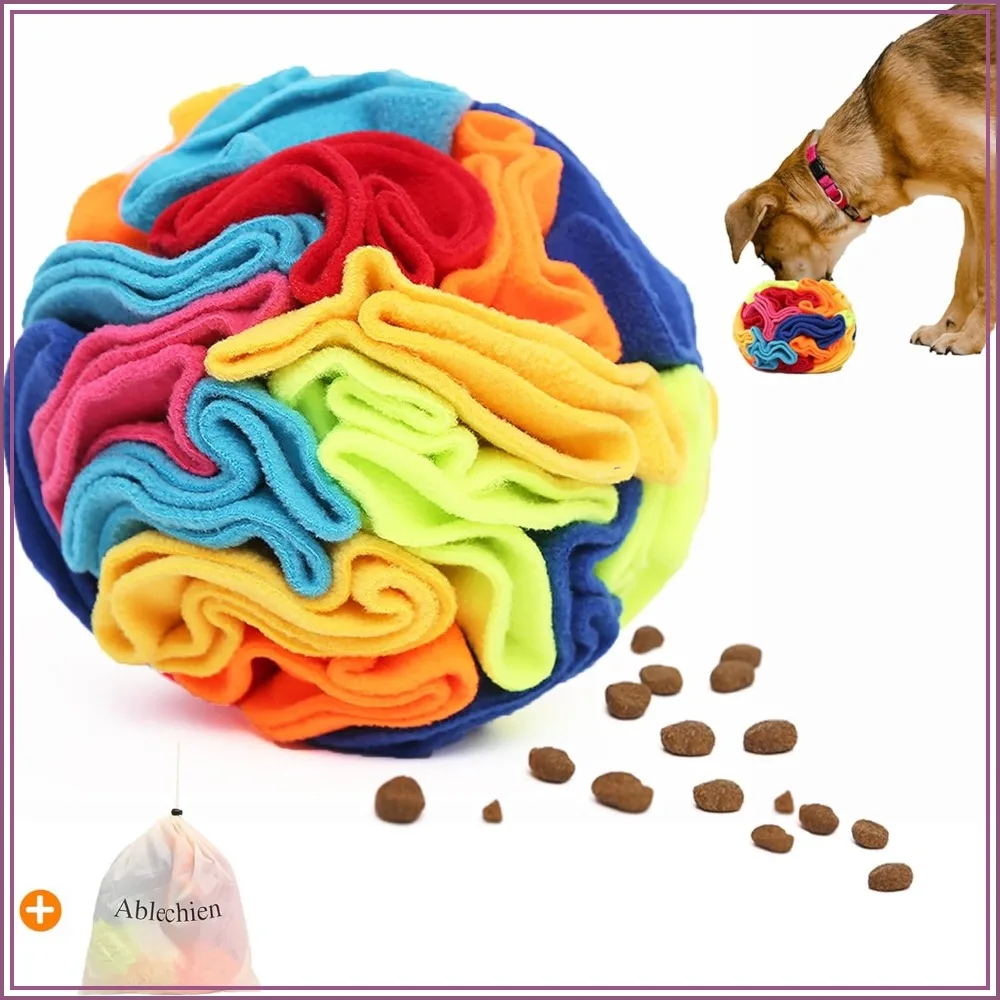 Snuffle Ball for Dogs, Interactive Dog Toys to Keep Them Busy, Puppy Puzzle Toy with Storage Bag, Machine Washable
Snuffle Ball for Dogs, Interactive Dog Toys to Keep Them Busy, Puppy Puzzle Toy with Storage Bag, Machine Washable