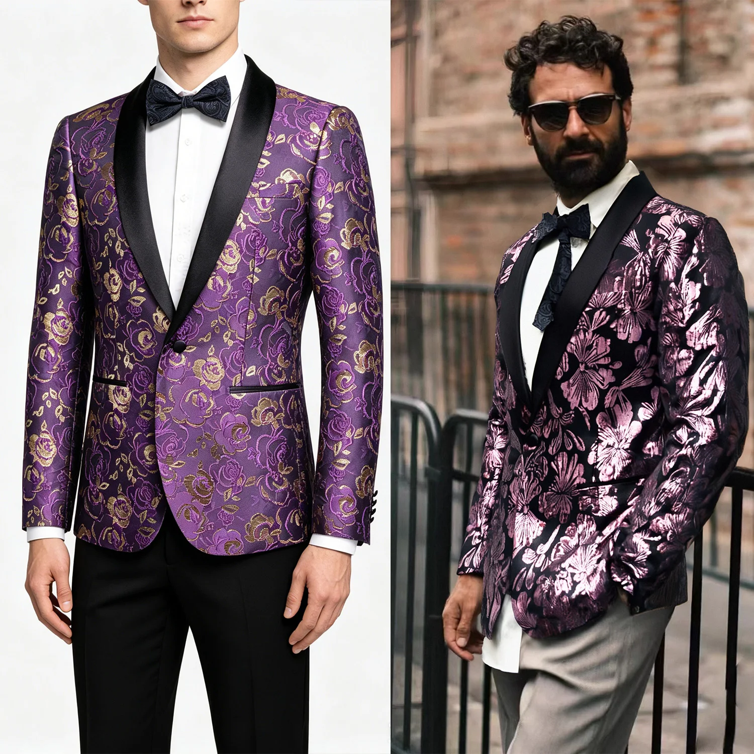 Single Breasted Floral Pattern (Without Bowtie )Suit Jacket Elegant Formal Outerwear For Men Daily Banquet Wear
Single Breasted Floral Pattern (Without Bowtie )Suit Jacket Elegant Formal Outerwear For Men Daily Banquet Wear