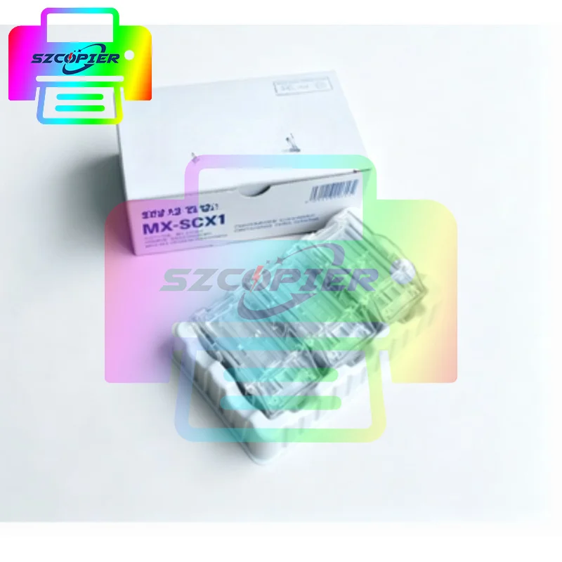 Original New MX-SCX1 Staple Cartridge - Box of 3 compatible for Sharp MX 2300N 2310U 2600N 2610N 2615N 2616N 2640N 2700N 2700NJ
Original New MX-SCX1 Staple Cartridge - Box of 3 compatible for Sharp MX 2300N 2310U 2600N 2610N 2615N 2616N 2640N 2700N 2700NJ