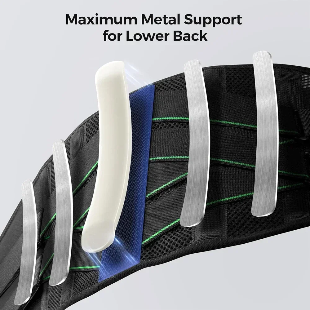 1PC Adjustable Back Support Belt - Lumbar Brace for Lower Back Pain Relief, Herniated Disc, Sciatica & Scoliosis - Men & Women 
1PC Adjustable Back Support Belt - Lumbar Brace for Lower Back Pain Relief, Herniated Disc, Sciatica & Scoliosis - Men & Women