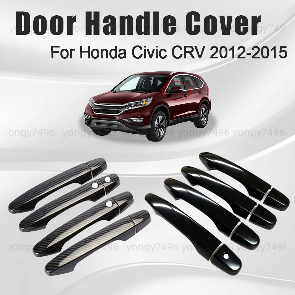Car Upgrade Door Handle Cover For Honda Civic CRV 2012 2013 2014 2015 Carbon Fiber Glossy Black Chrome Silver Cars Accessories
Car Upgrade Door Handle Cover For Honda Civic CRV 2012 2013 2014 2015 Carbon Fiber Glossy Black Chrome Silver Cars Accessories