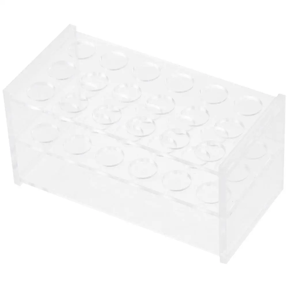 Стойка-держатель для пробирок, Настольный акриловый держатель для лабораторных трубок 18-Well 17 мм диаметром 10 мл, 15 мл
Стойка-держатель для пробирок, Настольный акриловый держатель для лабораторных трубок 18-Well 17 мм диаметром 10 мл, 15 мл