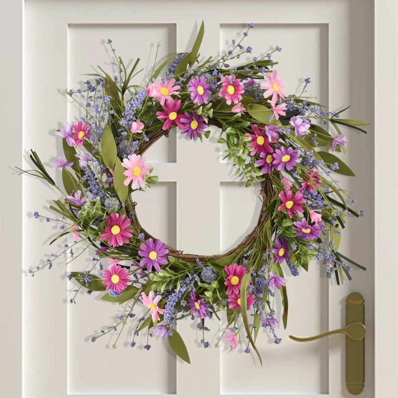 New Spring Wreath Small Daisy Door Hanging Valentine's Day Easter Decoration Simulation Wreath Door Hanging
New Spring Wreath Small Daisy Door Hanging Valentine's Day Easter Decoration Simulation Wreath Door Hanging