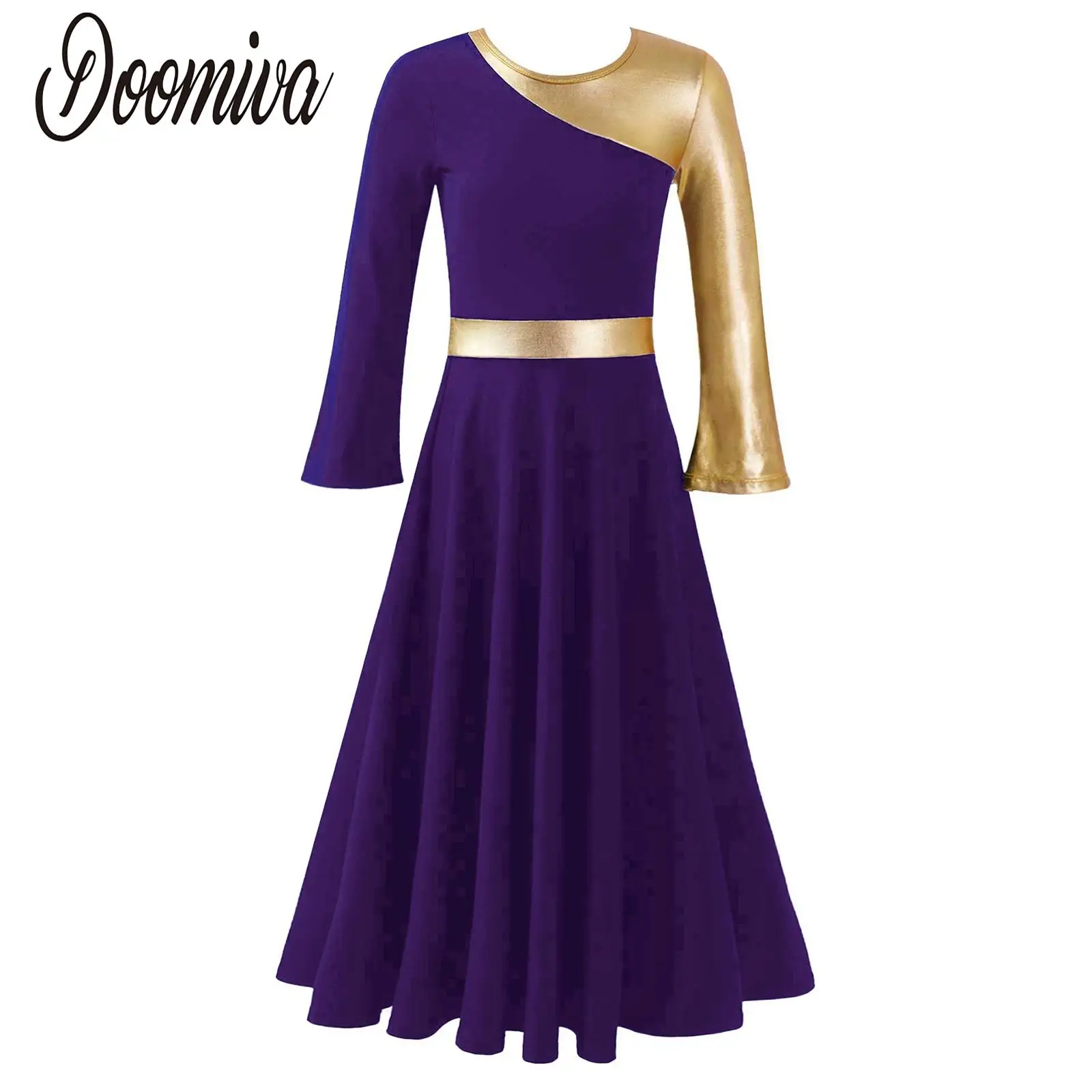 Girls Liturgical Praise Dress Worship Dance Choir Performance Costume Robe Tunics Long Sleeve Maxi Dress Lyrical Dancewear
Girls Liturgical Praise Dress Worship Dance Choir Performance Costume Robe Tunics Long Sleeve Maxi Dress Lyrical Dancewear