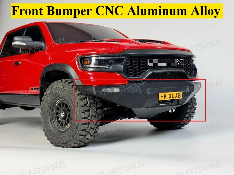 Front Bumper CNC Aluminum Alloy For 1/8 RC Crawler Car KM Thor T-Rex Dodge RAM 1500 TRX 4WD Off Road Pickup Truck Upgrade Parts
Front Bumper CNC Aluminum Alloy For 1/8 RC Crawler Car KM Thor T-Rex Dodge RAM 1500 TRX 4WD Off Road Pickup Truck Upgrade Parts