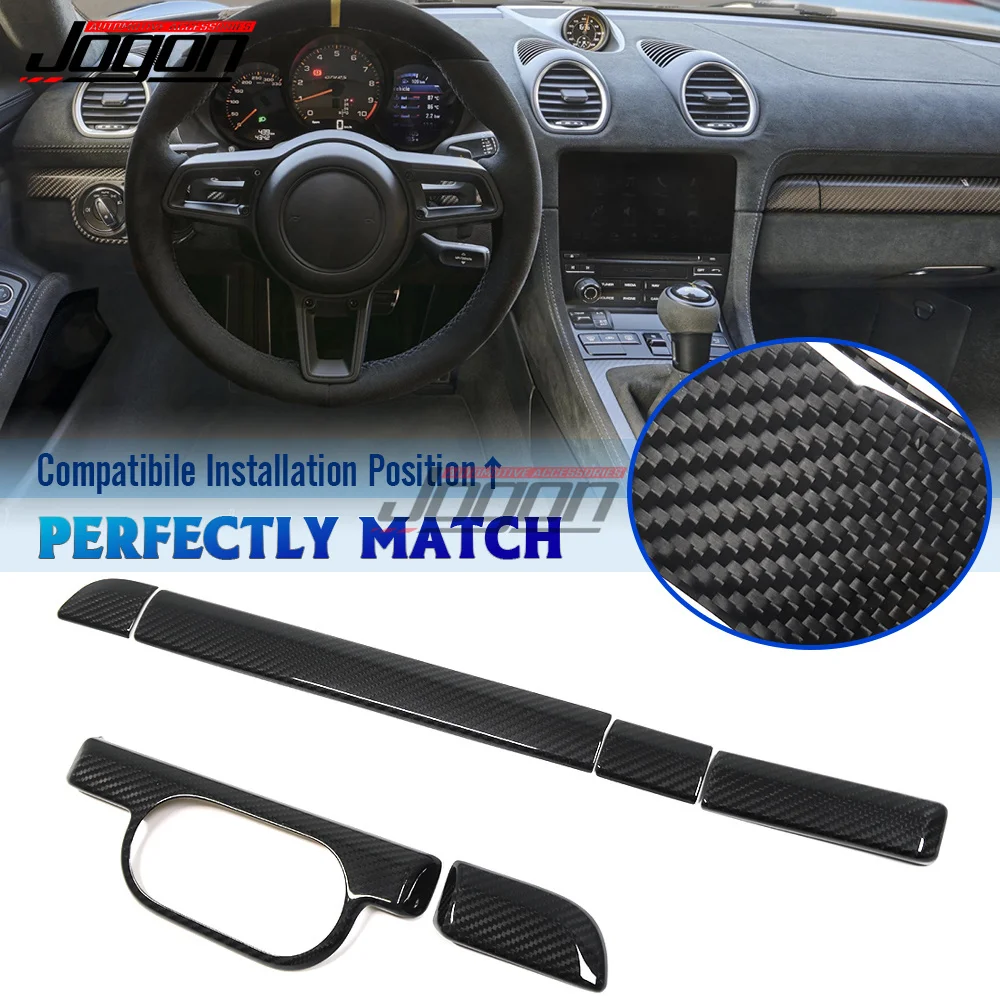 6pcs Carbon Fiber Interior Trim Cover For Porsche 718 Boxster Cayman 982 911 Carrera Speedster Console Dashboard Trim Sticker
6pcs Carbon Fiber Interior Trim Cover For Porsche 718 Boxster Cayman 982 911 Carrera Speedster Console Dashboard Trim Sticker