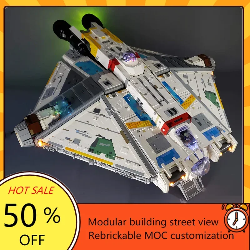 13346 шт. призрак Corellian Transport UCCS космическая война оружие MOC космический корабль боевая модель строительные блоки DIY сборная модель игрушка в подарок
13346 шт. призрак Corellian Transport UCCS космическая война оружие MOC космический корабль боевая модель строительные блоки DIY сборная модель игрушка в подарок