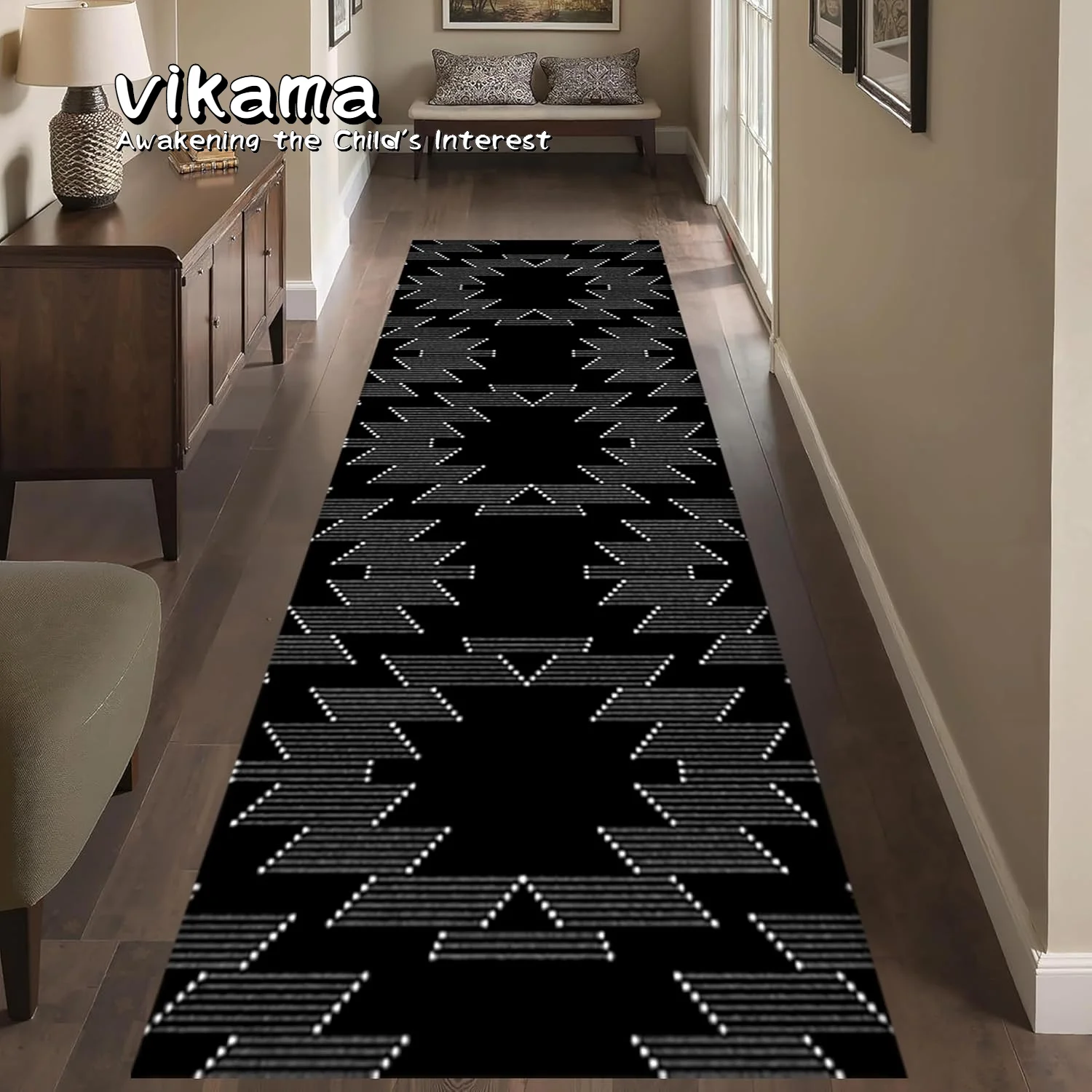 VIKAMA Simple Stripe Style Bedroom Carpet - Non-slip and Durable Floor Mats for Living Room, Balcony and Window Sill
VIKAMA Simple Stripe Style Bedroom Carpet - Non-slip and Durable Floor Mats for Living Room, Balcony and Window Sill
