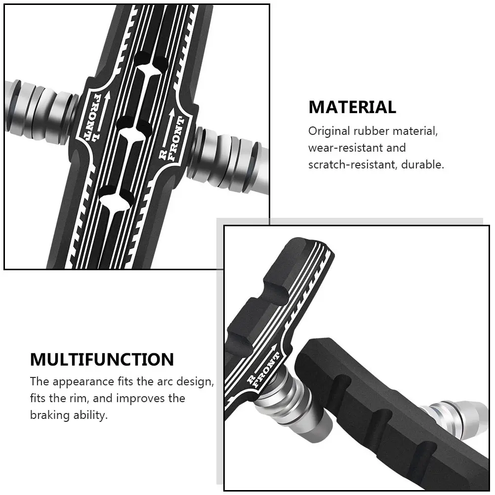 Pads Rubber Drainage Pattern Cycling Bicycles Mountain Road Wear Resistant Durable Brake Cycling Brake Pads Blocks
Pads Rubber Drainage Pattern Cycling Bicycles Mountain Road Wear Resistant Durable Brake Cycling Brake Pads Blocks
