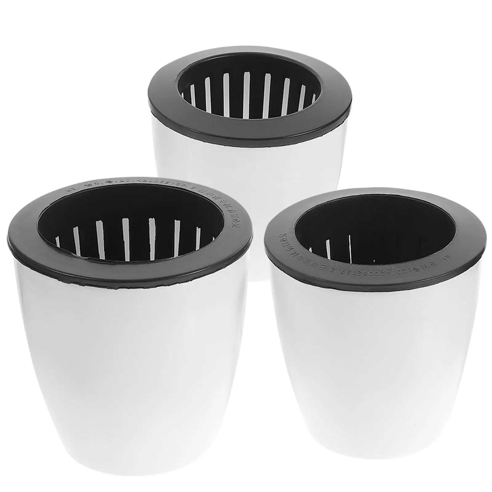3 Pcs Automatic Water Absorption Pot White 2413 2412 2414 Resin Durable Self Watering Planter Indoor Plants Hydroponic Flower
3 Pcs Automatic Water Absorption Pot White 2413 2412 2414 Resin Durable Self Watering Planter Indoor Plants Hydroponic Flower