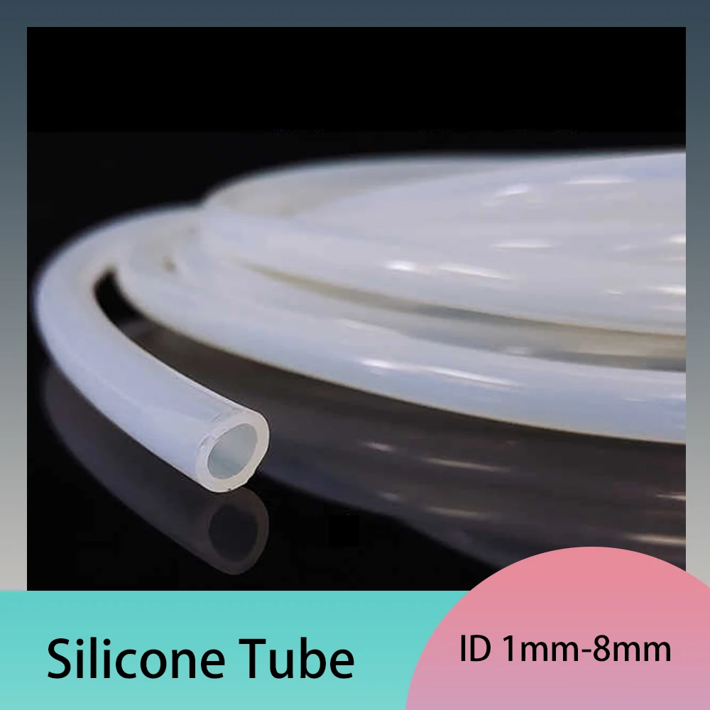 1/5 Meter Iindustrial Grade Silicone Hose ID 1/1.5/2/2.5/3/4/5/6/7/8mm Silicone Rubber Water Pipe Resistant To High Temperature
1/5 Meter Iindustrial Grade Silicone Hose ID 1/1.5/2/2.5/3/4/5/6/7/8mm Silicone Rubber Water Pipe Resistant To High Temperature