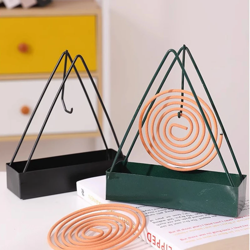 Triangle Iron Mosquito Coil Holder Fireproof Heat Resistant Ash Tray Incense Rack Stove Bracket For Home Sandalwood Hanging Use
Triangle Iron Mosquito Coil Holder Fireproof Heat Resistant Ash Tray Incense Rack Stove Bracket For Home Sandalwood Hanging Use