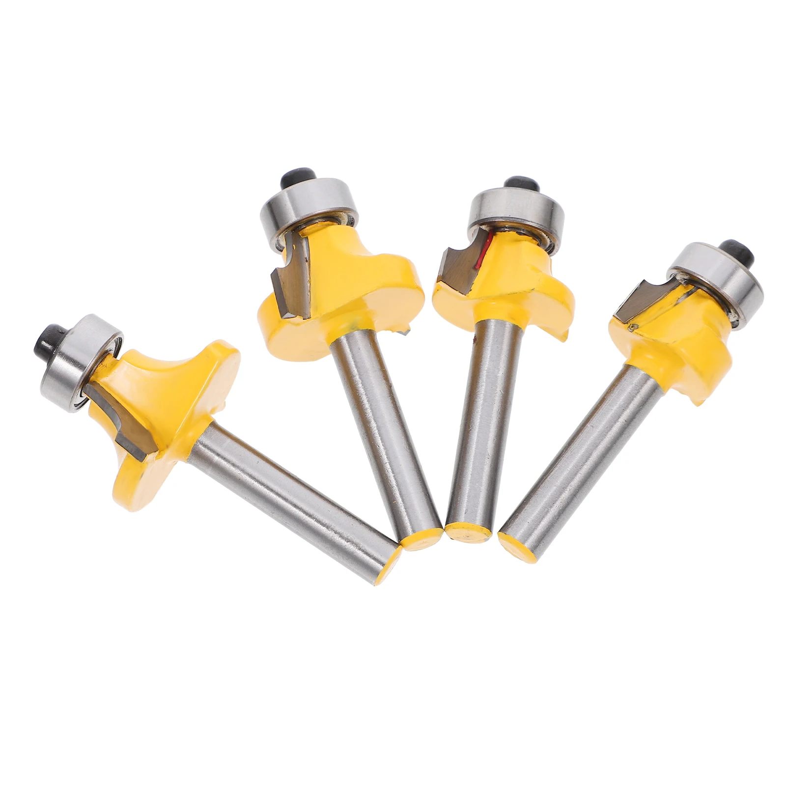 4pcs Round Over Router Bit Set Steel Woodworking Tools Edge Trimmer Milling Cutter Head Bits For DIY Carpenter Accessories
4pcs Round Over Router Bit Set Steel Woodworking Tools Edge Trimmer Milling Cutter Head Bits For DIY Carpenter Accessories