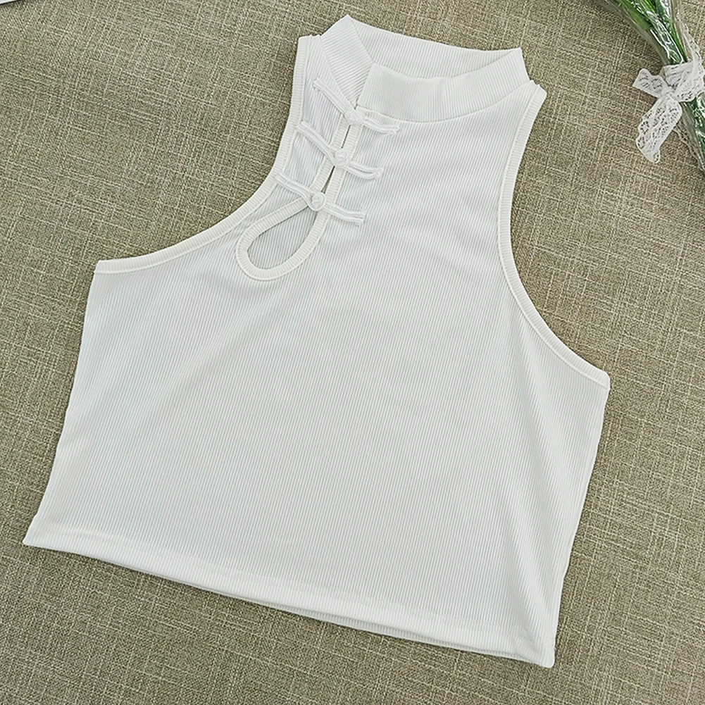 Chinese Style Sleeveless Knitted Cheongsam Vest Top for Women Cotton Spandex Blend Buttoned IShaped Tank Top Four Seasons Wear
Chinese Style Sleeveless Knitted Cheongsam Vest Top for Women Cotton Spandex Blend Buttoned IShaped Tank Top Four Seasons Wear