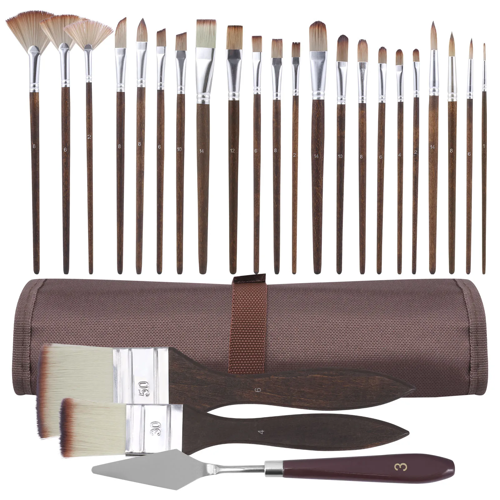 25Pcs Painting Brush Oil Watercolor Painting Brush Acrylic Painting Brush Set Beginner Paint Brushes Artis Art Painting Supplies
25Pcs Painting Brush Oil Watercolor Painting Brush Acrylic Painting Brush Set Beginner Paint Brushes Artis Art Painting Supplies