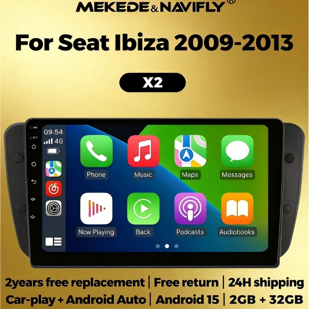 MEKEDE Android 15 Autoradio Head Unit For Seat Ibiza 6j 2009-2013 2 Din Car Radio Stereo Carplay Car multimedia player display
MEKEDE Android 15 Autoradio Head Unit For Seat Ibiza 6j 2009-2013 2 Din Car Radio Stereo Carplay Car multimedia player display