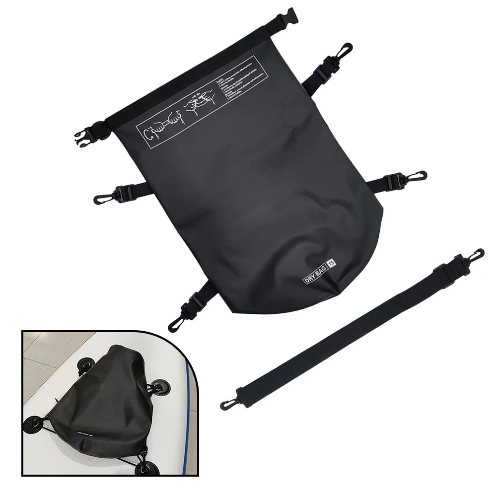 15L Black PVC Storage Bag for Stand Up Paddleboards Waterproof Design Suitable for Beach Swimming For Outdoor Use
15L Black PVC Storage Bag for Stand Up Paddleboards Waterproof Design Suitable for Beach Swimming For Outdoor Use